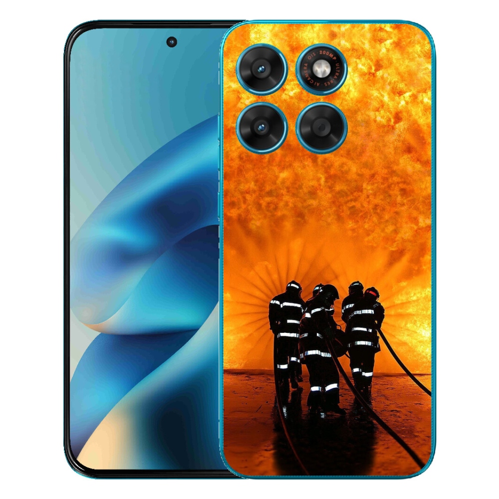 Gélový obal mmCase pre Motorola Moto G87/G77/G67 – požiar