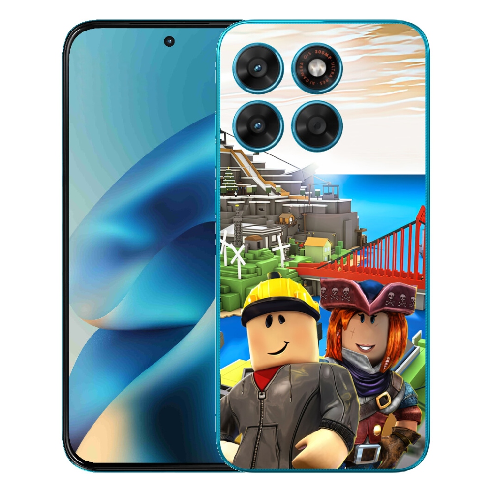 Gélové puzdro mmCase pre Motorola Moto G87/G77/G67 – roblox 1