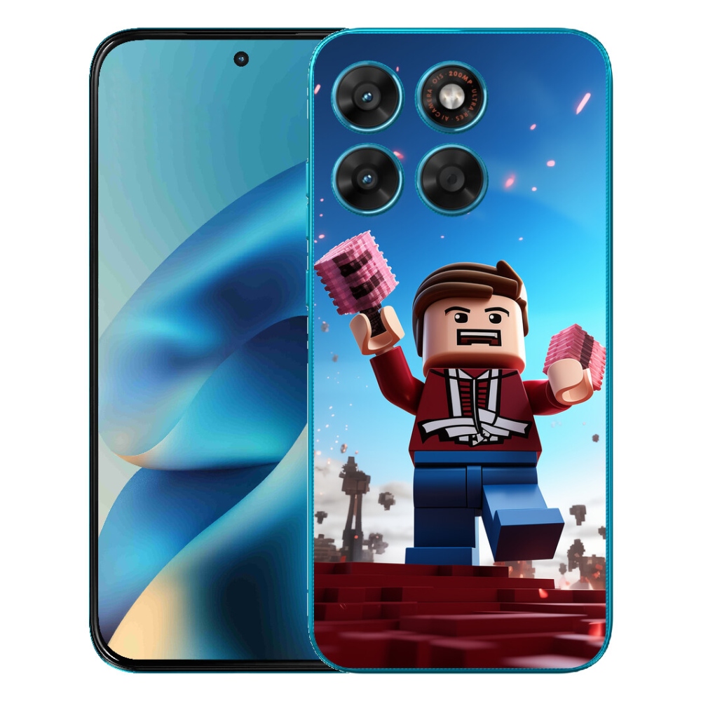 Gélové puzdro mmCase pre Motorola Moto G87/G77/G67 – roblox 2
