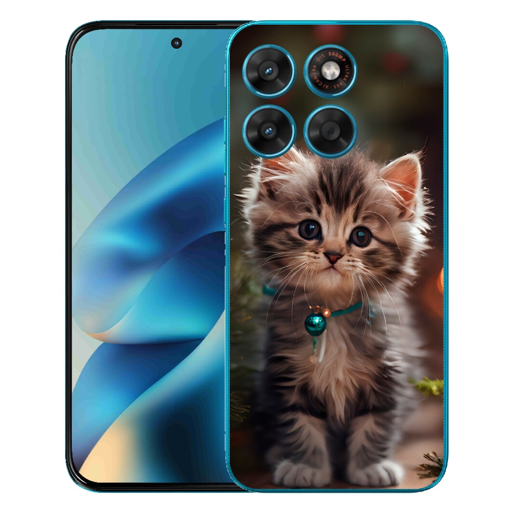 Gélový obal mmCase pre Motorola Moto G87/G77/G67 – roztomilé mačiatko 11