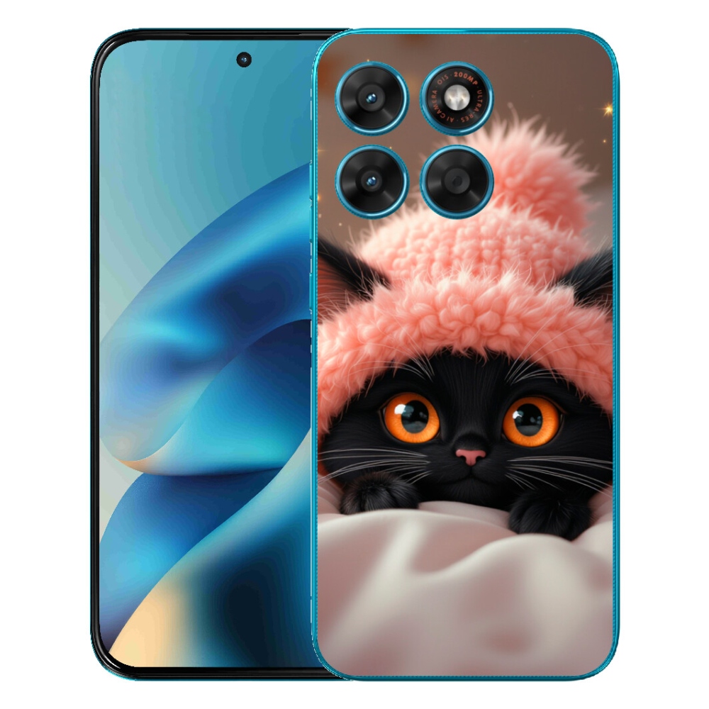 Gélový obal mmCase pre Motorola Moto G87/G77/G67 – roztomilé mačiatko 7