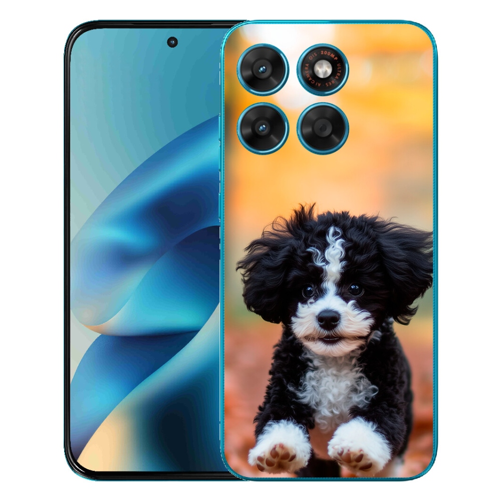 Gélové puzdro mmCase pre Motorola Moto G87/G77/G67 – roztomilé šteniatko 2