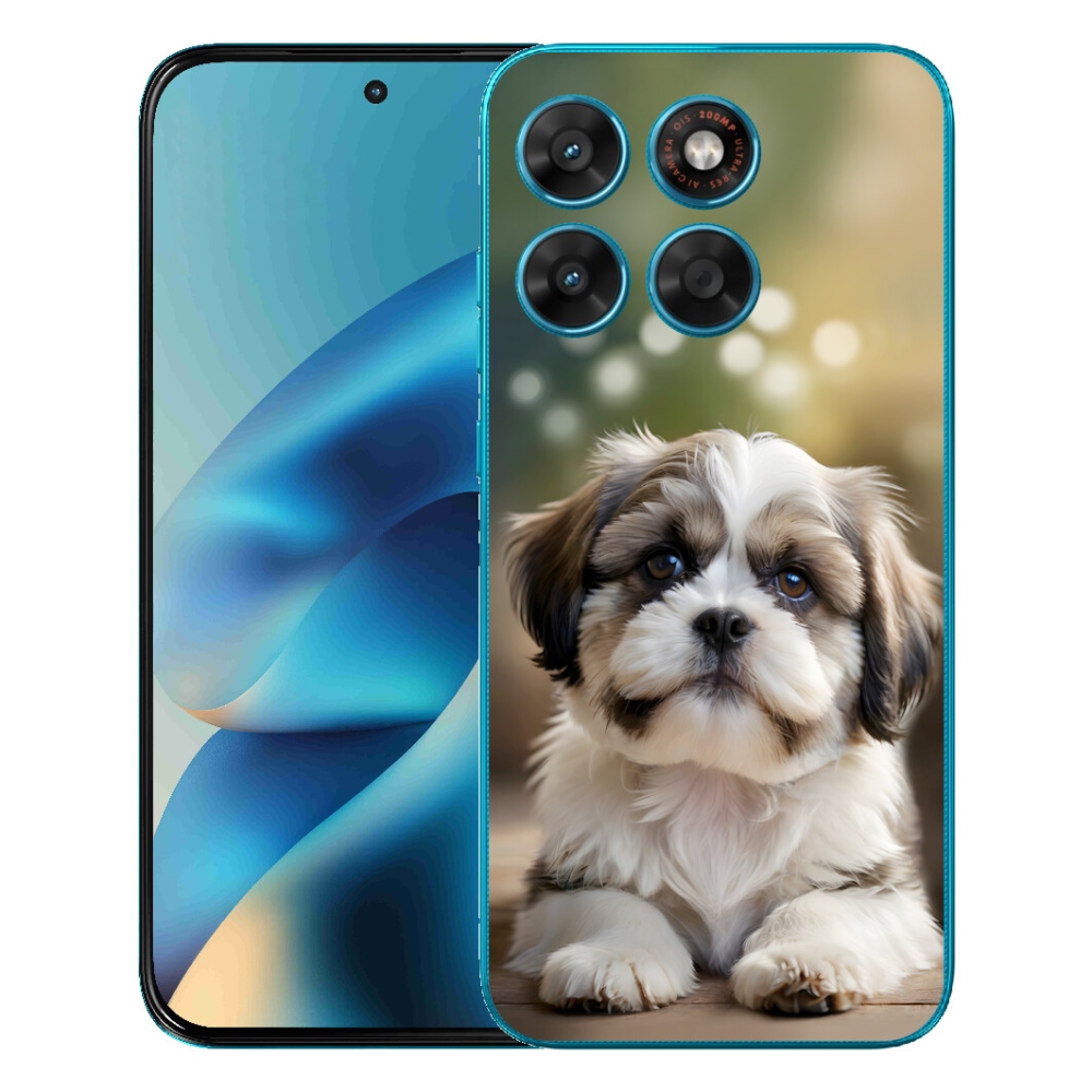 Gélové puzdro mmCase pre Motorola Moto G87/G77/G67 – roztomilý ših-tzu