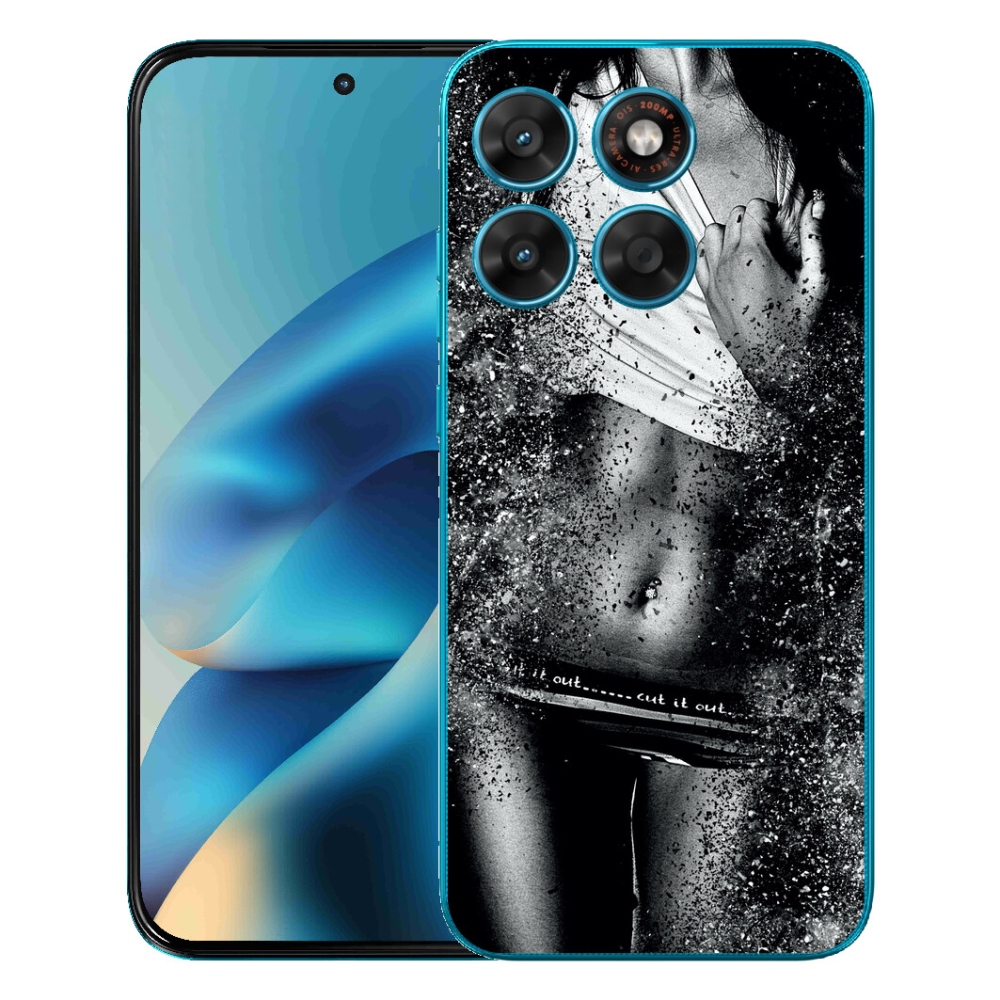 Gélový obal mmCase pre Motorola Moto G87/G77/G67 – sexy žena 1