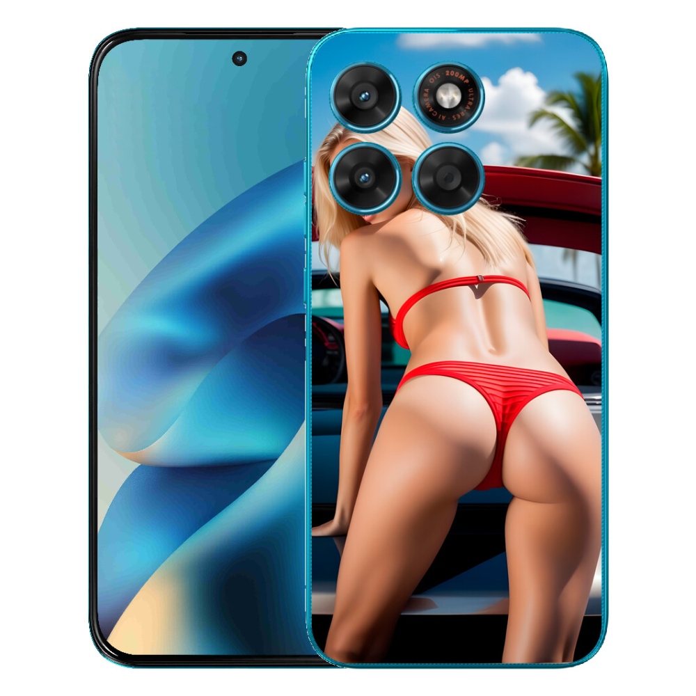 Gélový obal mmCase pre Motorola Moto G87/G77/G67 – sexy žena 2