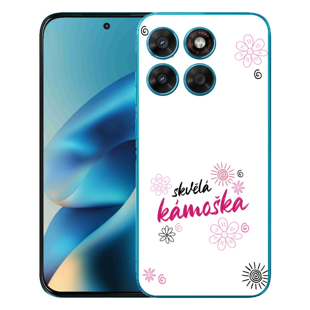 Gélový obal mmCase pre Motorola Moto G87/G77/G67 – skvelý spoločník na bielom pozadí