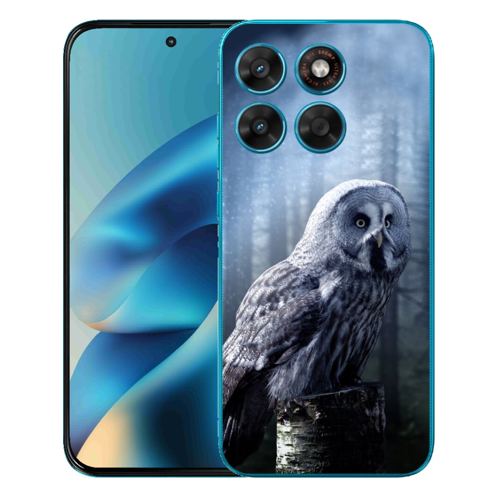 Gélový obal mmCase pre Motorola Moto G87/G77/G67 – sova
