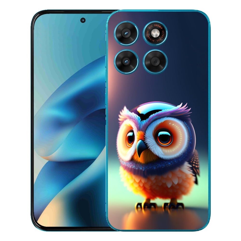 Gélový obal mmCase pre Motorola Moto G87/G77/G67 – sovica