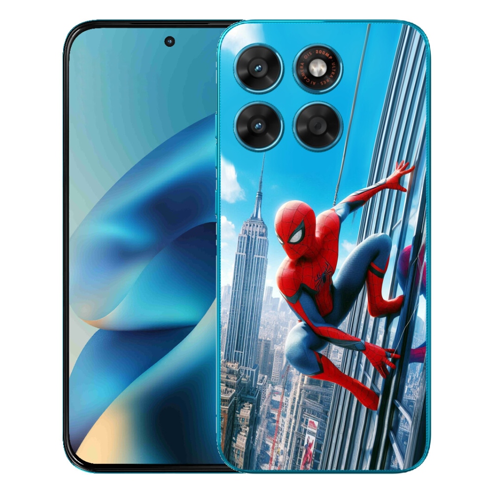 Gélový obal mmCase pre Motorola Moto G87/G77/G67 – Spiderman