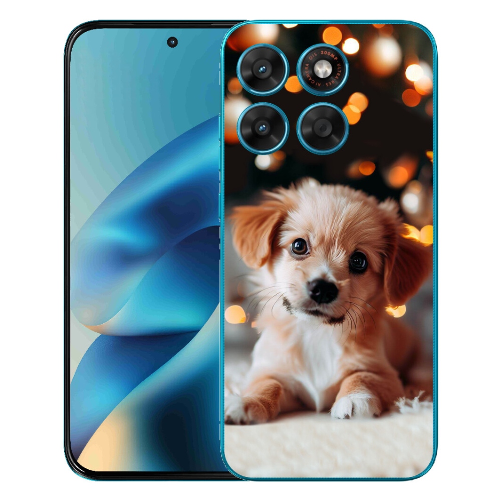 Gélový obal mmCase pre Motorola Moto G87/G77/G67 – šteniatko
