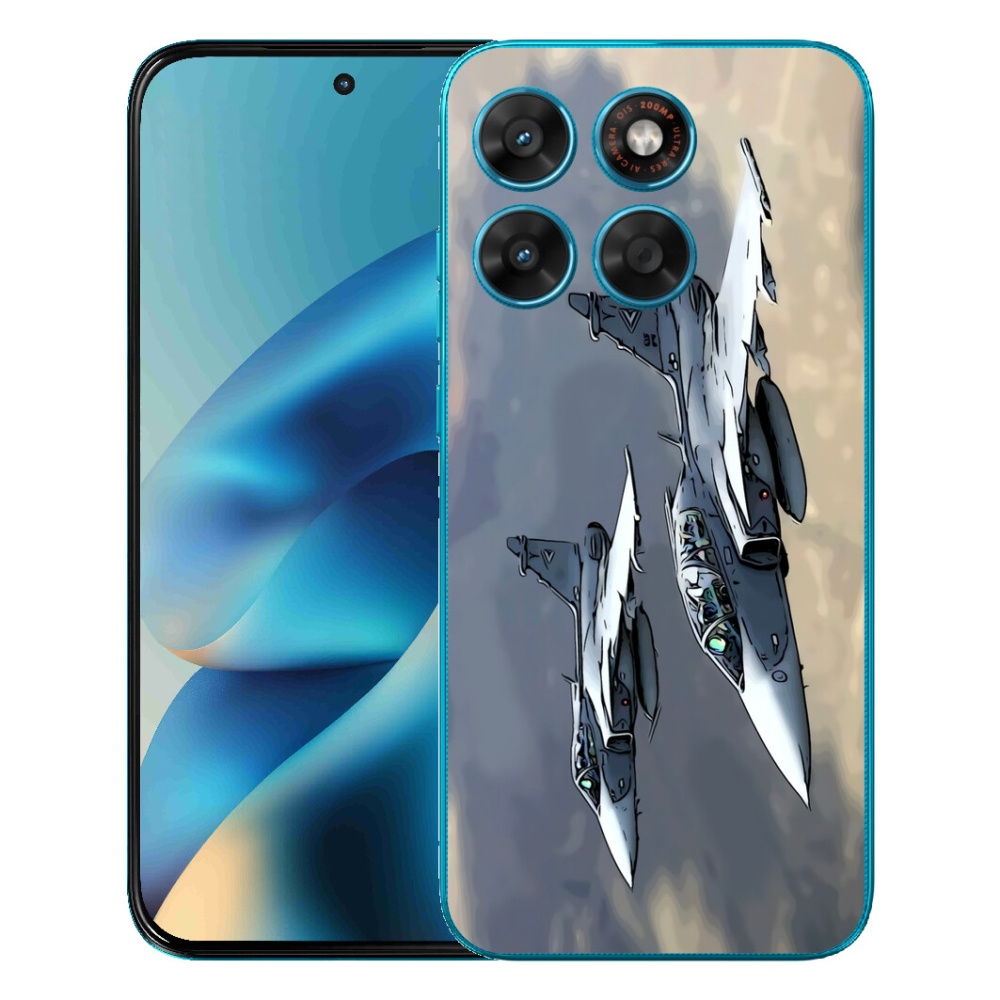Gélový obal mmCase pre Motorola Moto G87/G77/G67 – stíhačky