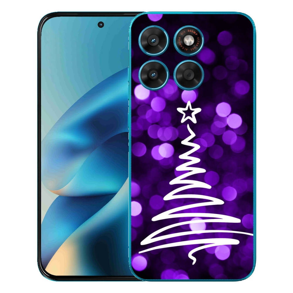 Gélový obal mmCase pre Motorola Moto G87/G77/G67 – vianočný stromček