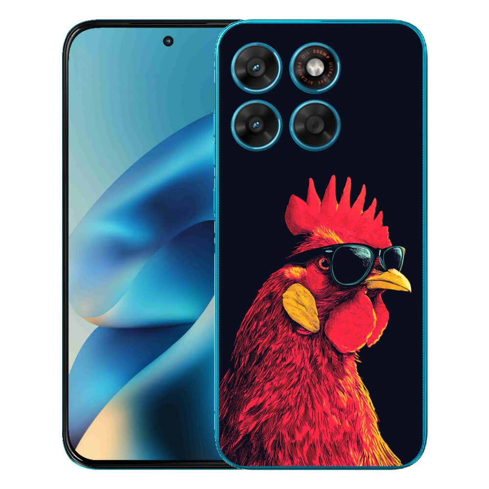Gélový obal mmCase pre Motorola Moto G87/G77/G67 – štýlový kohútik