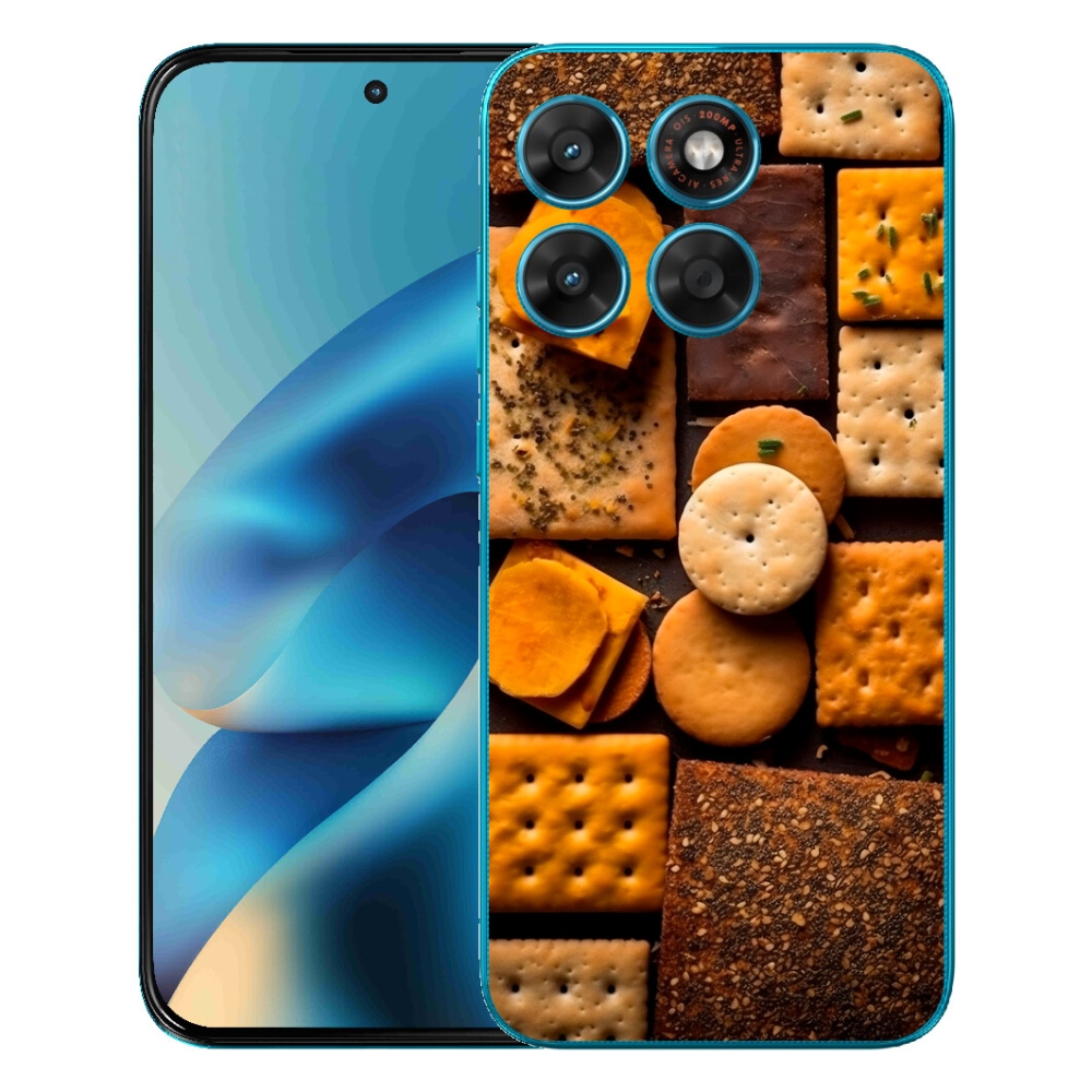Gélový obal mmCase pre Motorola Moto G87/G77/G67 – sušienky