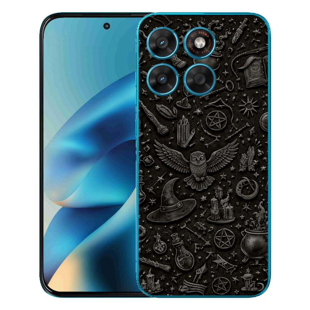 Gélový obal mmCase pre Motorola Moto G87/G77/G67 – tmavý magický svet