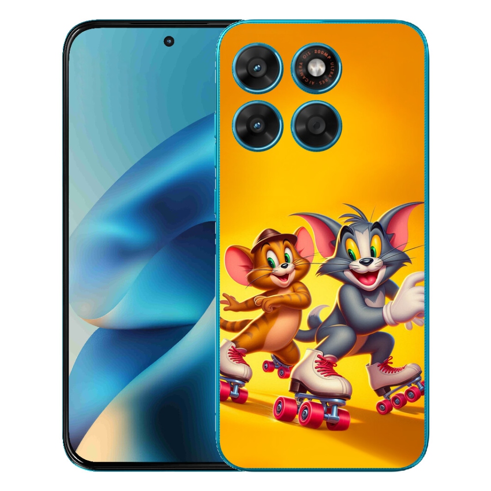 Gélový obal mmCase pre Motorola Moto G87/G77/G67 – Tom a Jerry