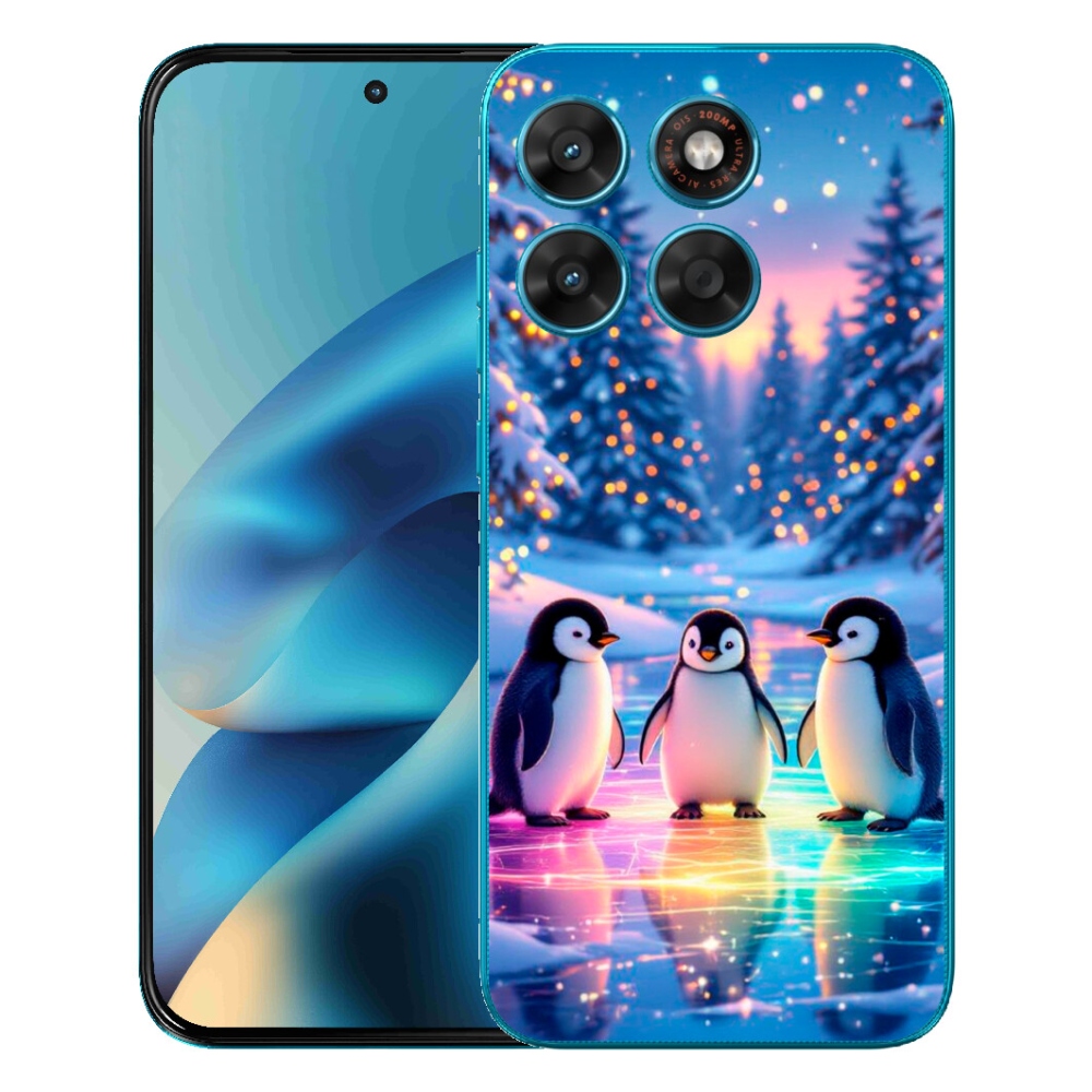 Gélový obal mmCase pre Motorola Moto G87/G77/G67 – tučnáci