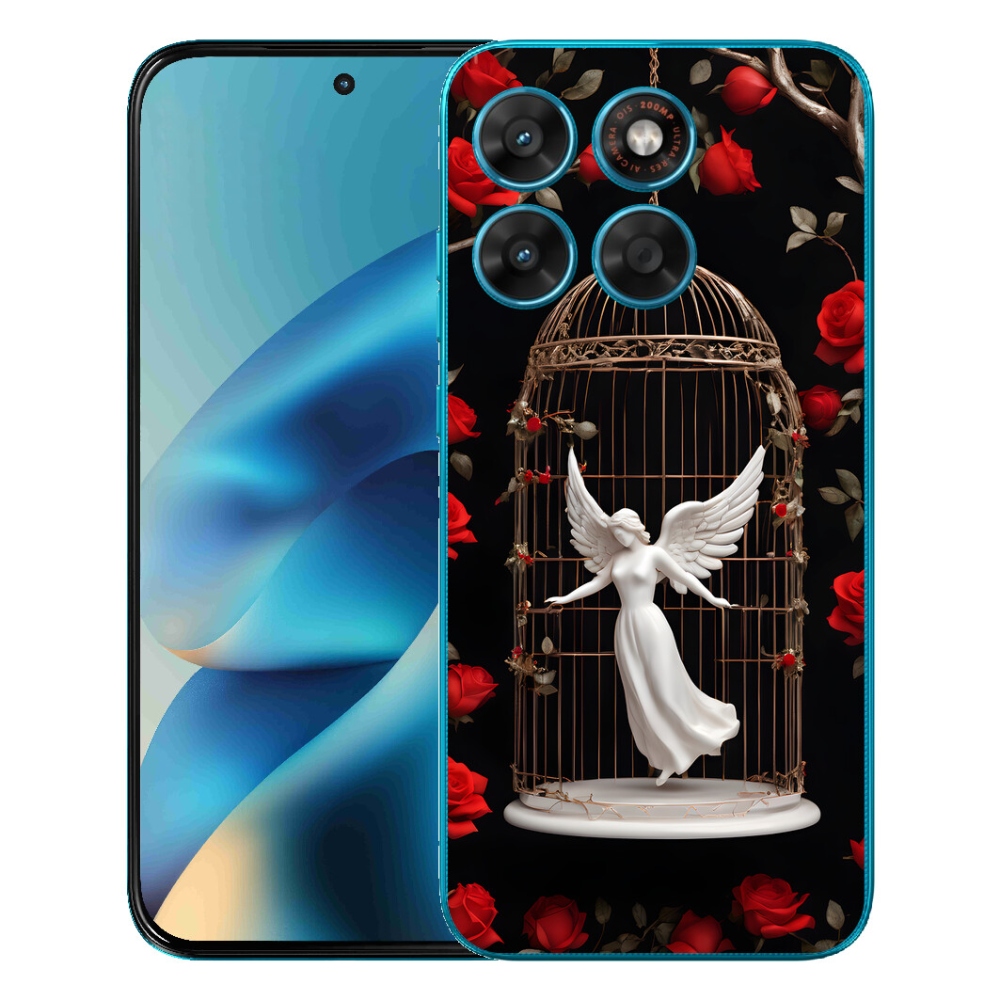 Gélový obal mmCase pre Motorola Moto G87/G77/G67 – uväznený anjel