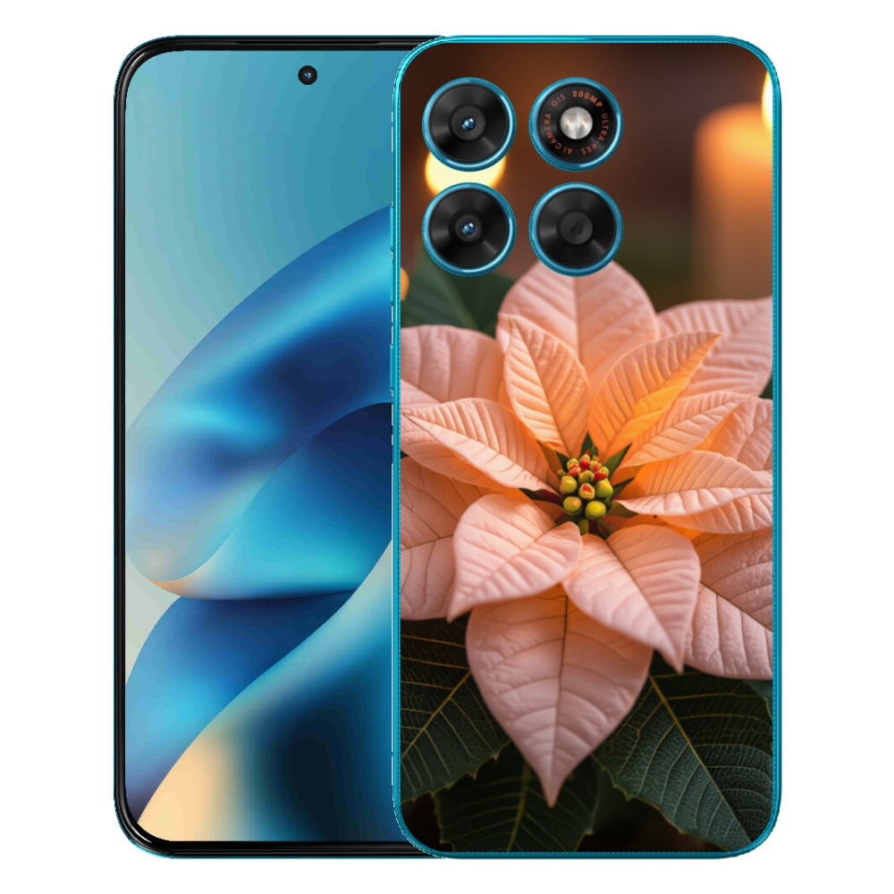 Gélový obal mmCase pre Motorola Moto G87/G77/G67 – vianočná hviezda