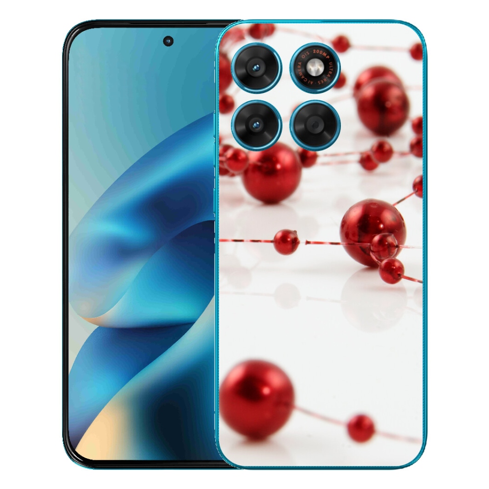 Gélový obal mmCase pre Motorola Moto G87/G77/G67 – vianočný reťazec