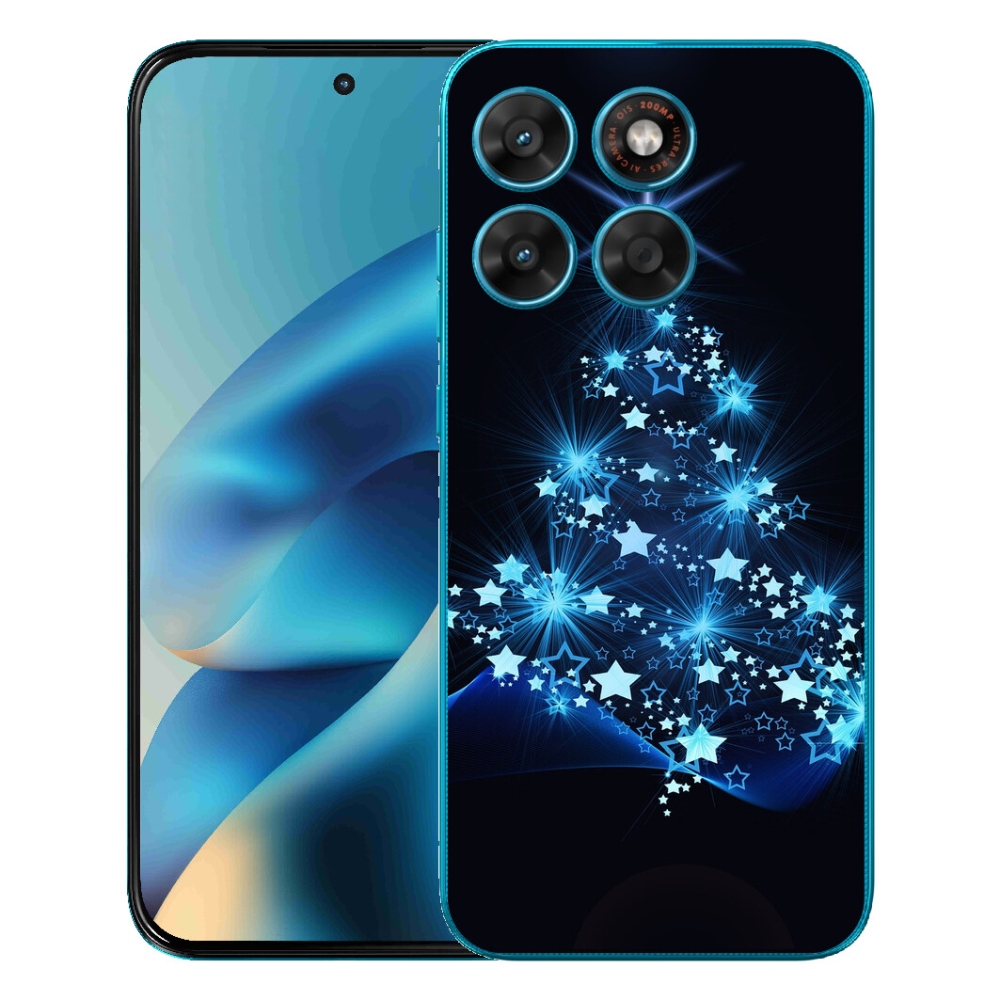 Gélový obal mmCase pre Motorola Moto G87/G77/G67 – vianočný stromček