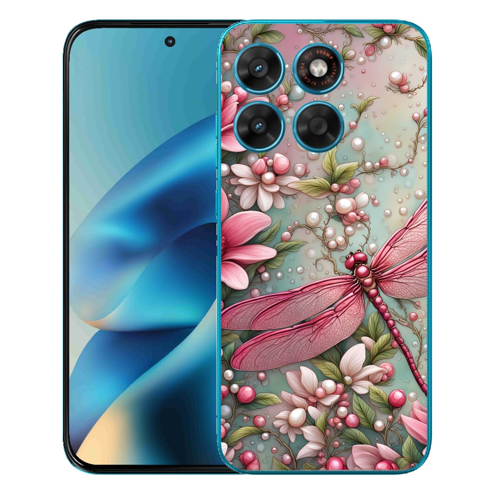 Gélový obal mmCase pre Motorola Moto G87/G77/G67 – vážka