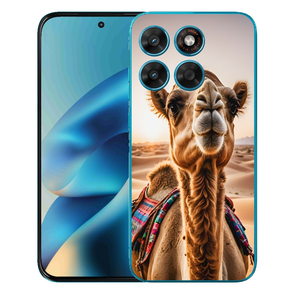 Gélový obal mmCase pre Motorola Moto G87/G77/G67 – ťava