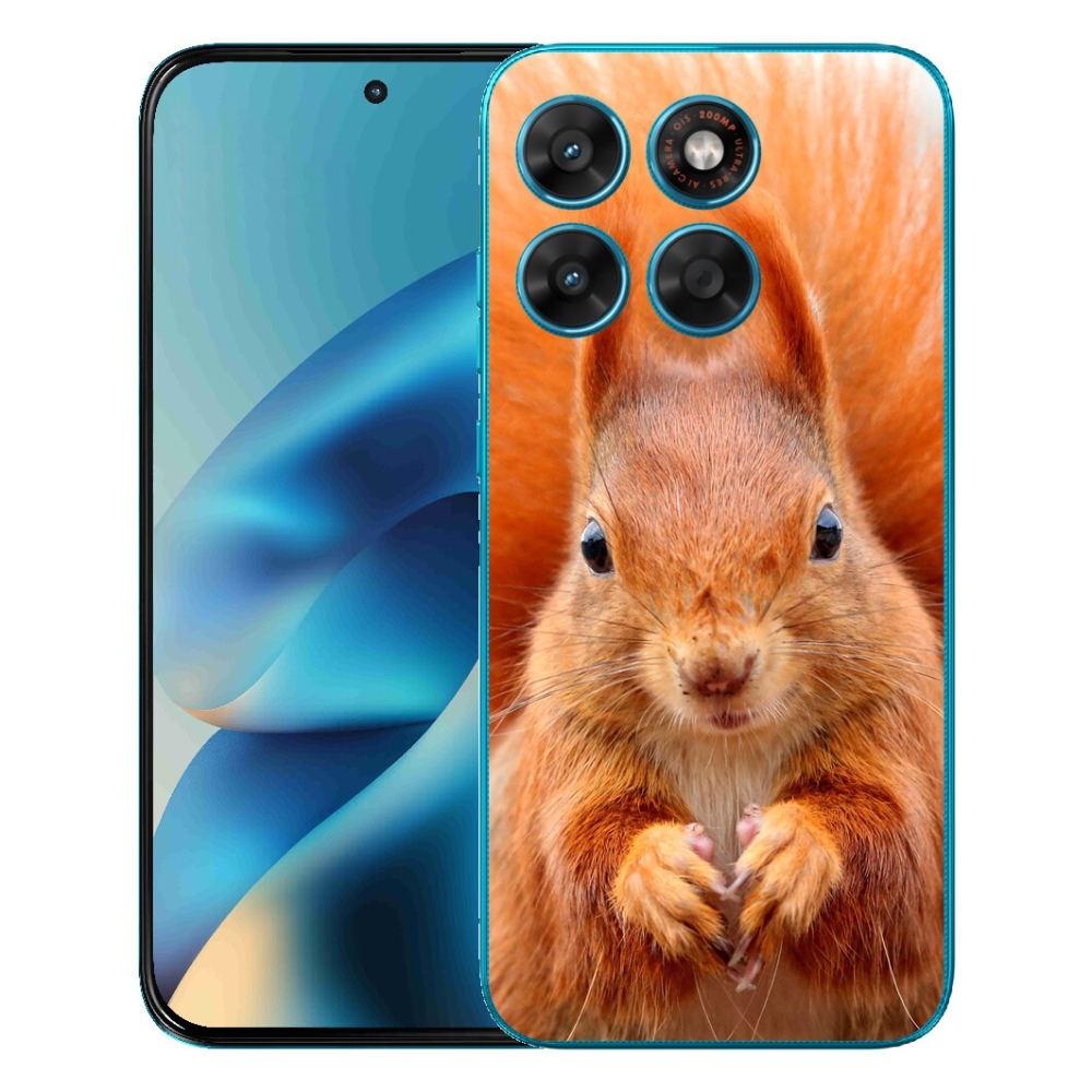 Gélový obal mmCase pre Motorola Moto G87/G77/G67 – veverička