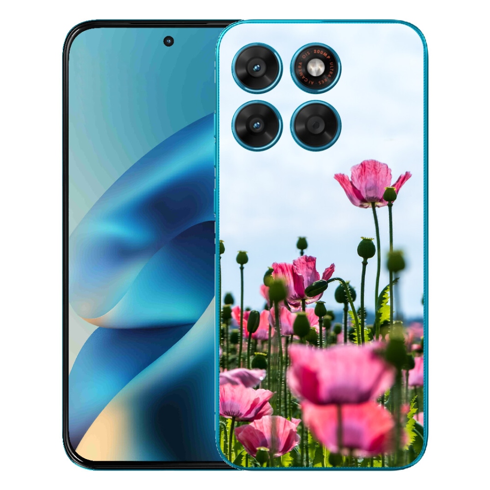 Gélový obal mmCase pre Motorola Moto G87/G77/G67 – vlčí mak