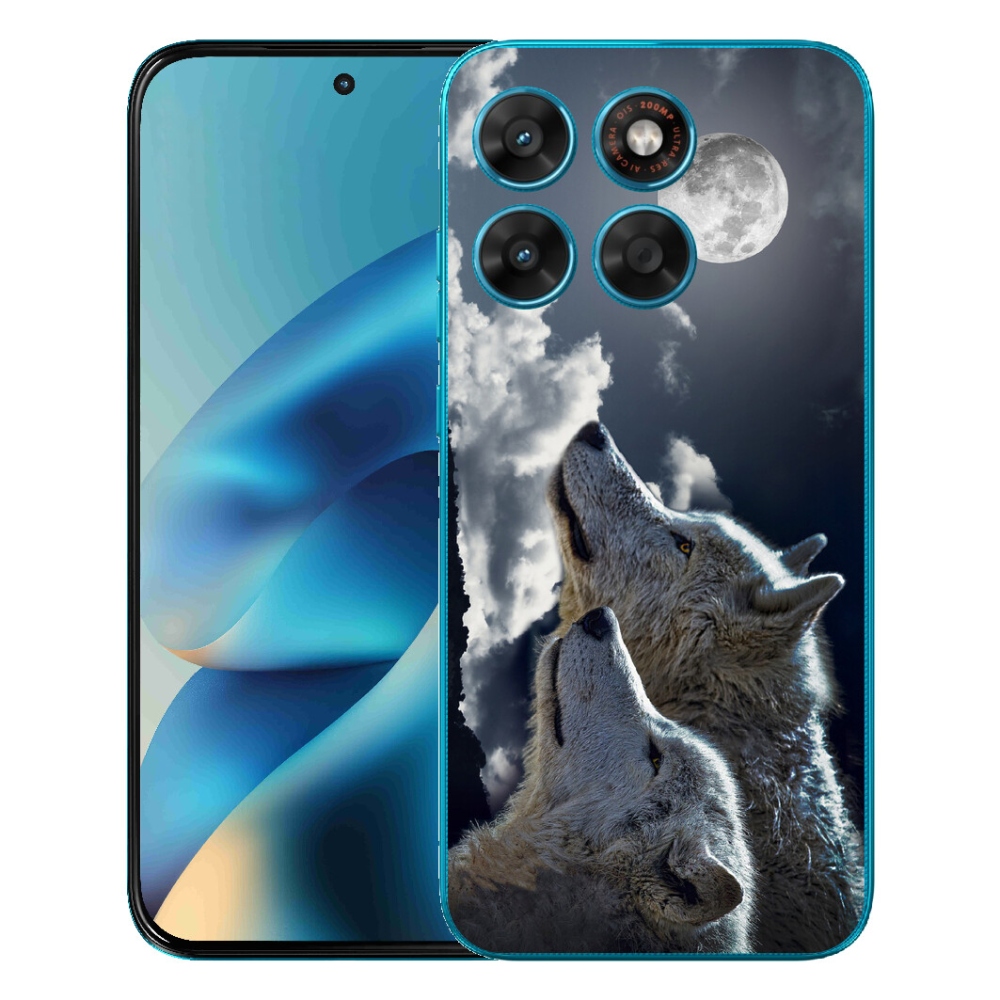 Gélový obal mmCase pre Motorola Moto G87/G77/G67 – vlci