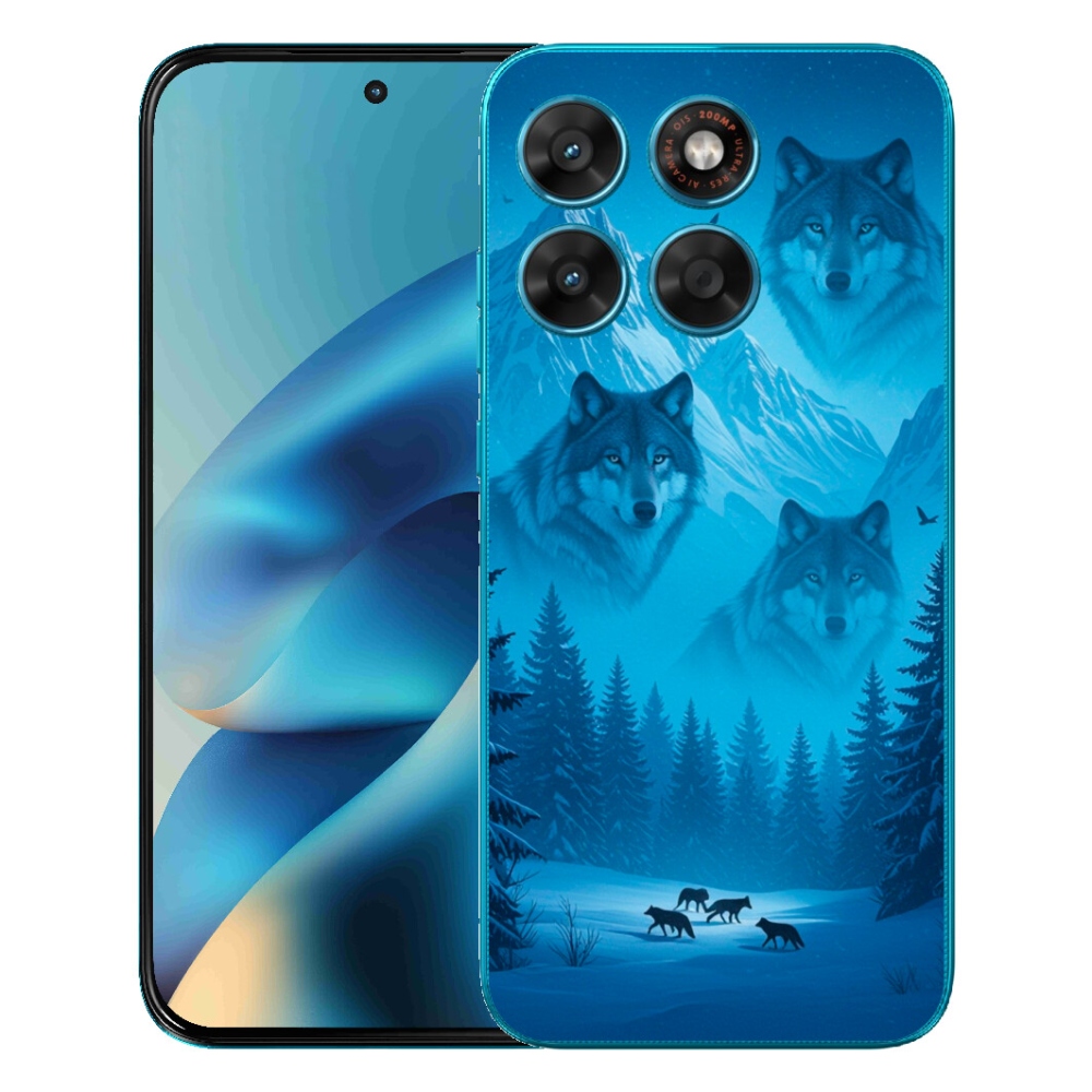 Gélový obal mmCase pre Motorola Moto G87/G77/G67 – vlčia svorka