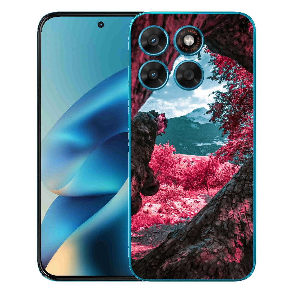 Gélový obal mmCase pre Motorola Moto G87/G77/G67 – výhľad na hory