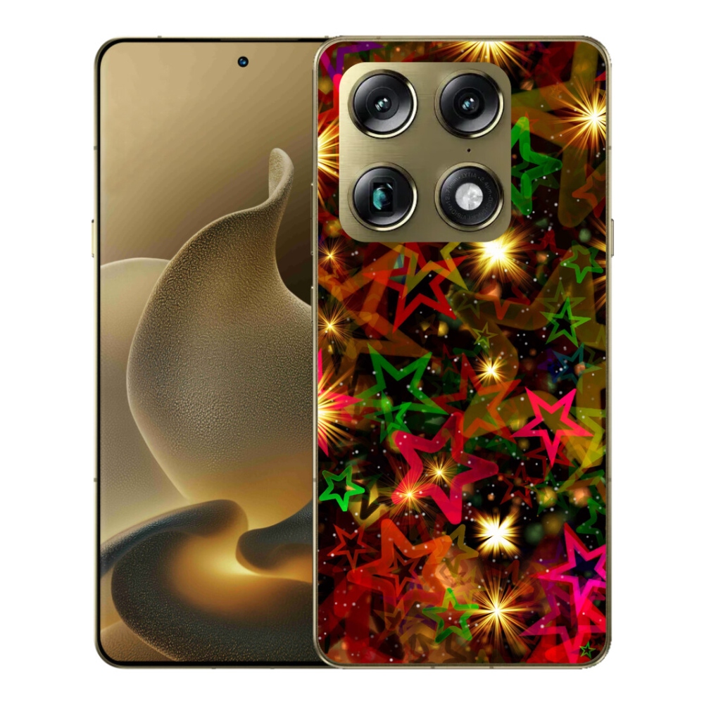Gélový kryt mmCase na Motorola Signature - farebné hviezdičky