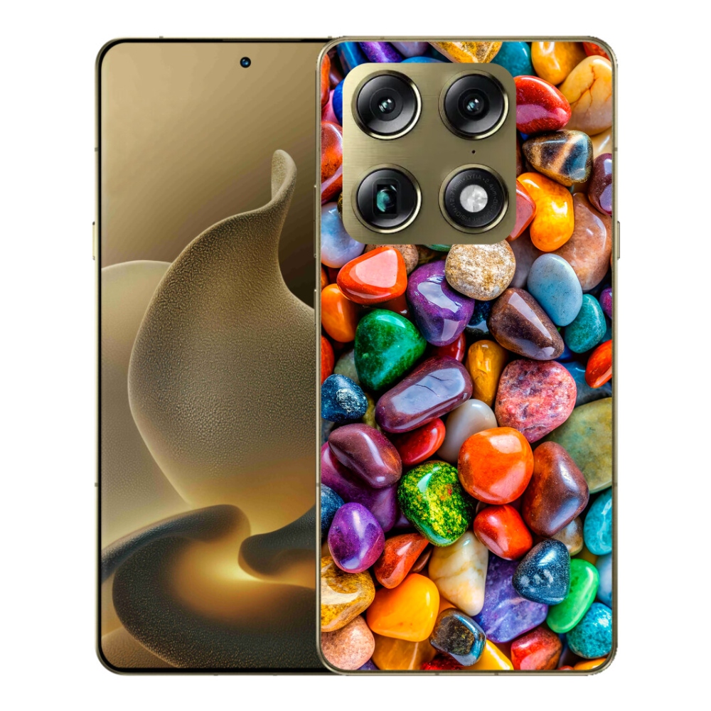 Gélový kryt mmCase na Motorola Signature - farebné kamienky