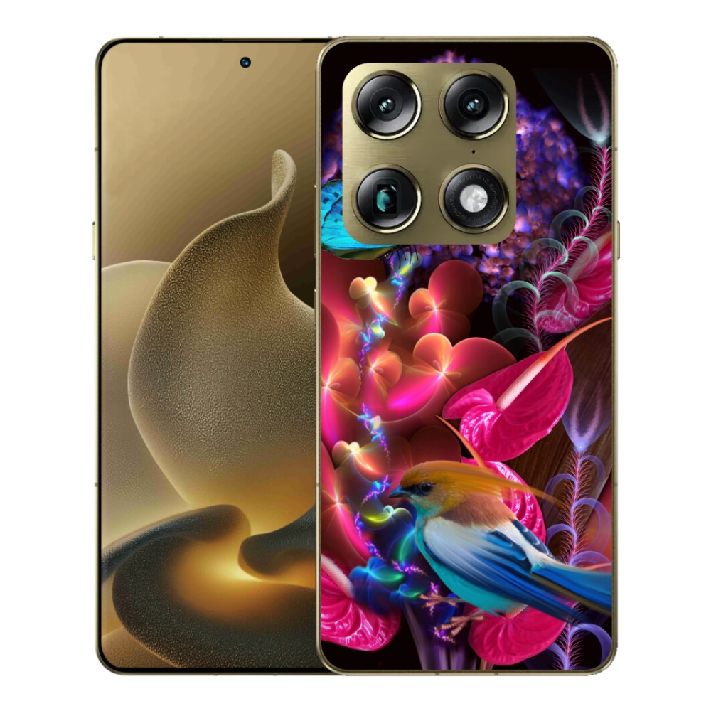 Gélový kryt mmCase na Motorola Signature - farebné kvety