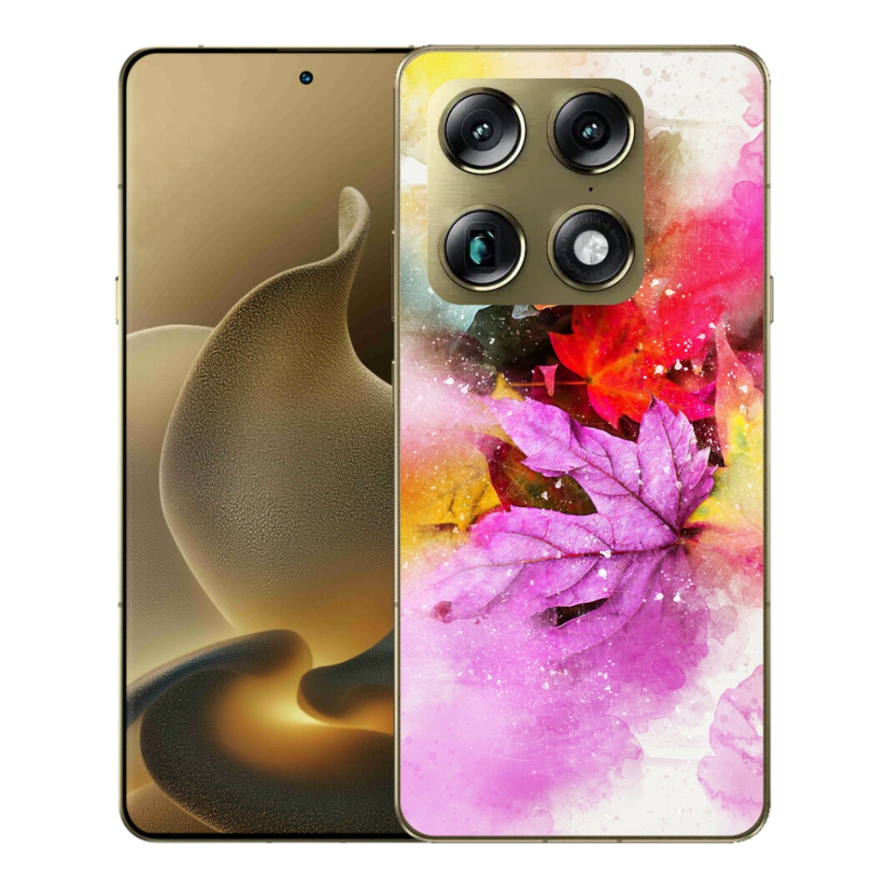 Gélový kryt mmCase na Motorola Signature - farebné listy