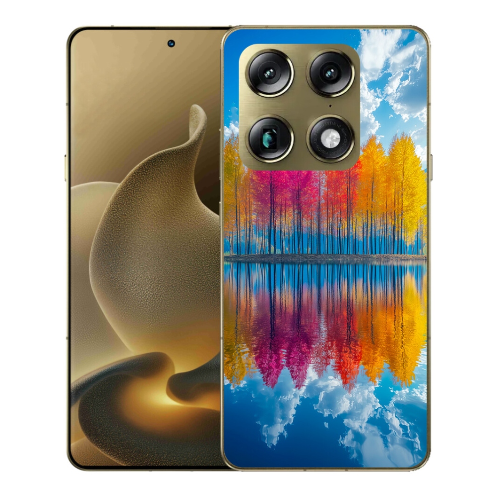Gélový kryt mmCase na Motorola Signature - farebné stromy