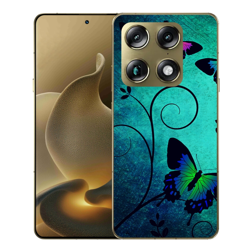 Gélový kryt mmCase na Motorola Signature - farební motýle