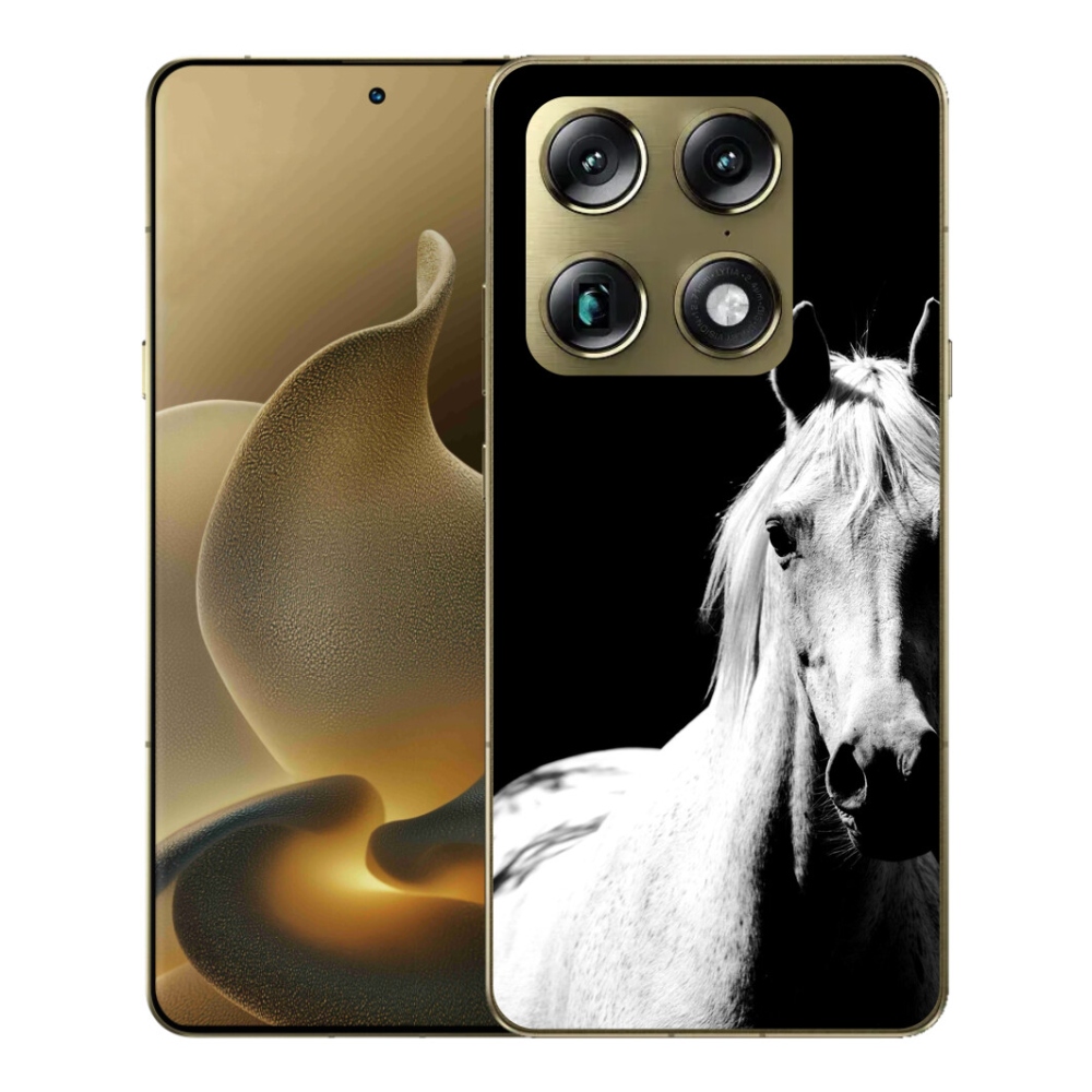 Gélový kryt mmCase na Motorola Signature - biely kôň 5