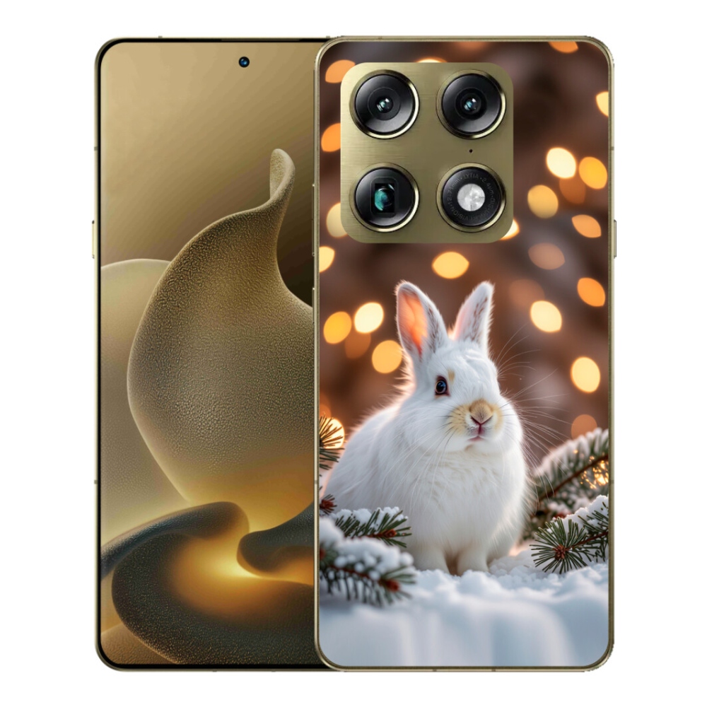 Gélový kryt mmCase na Motorola Signature - biely zajac