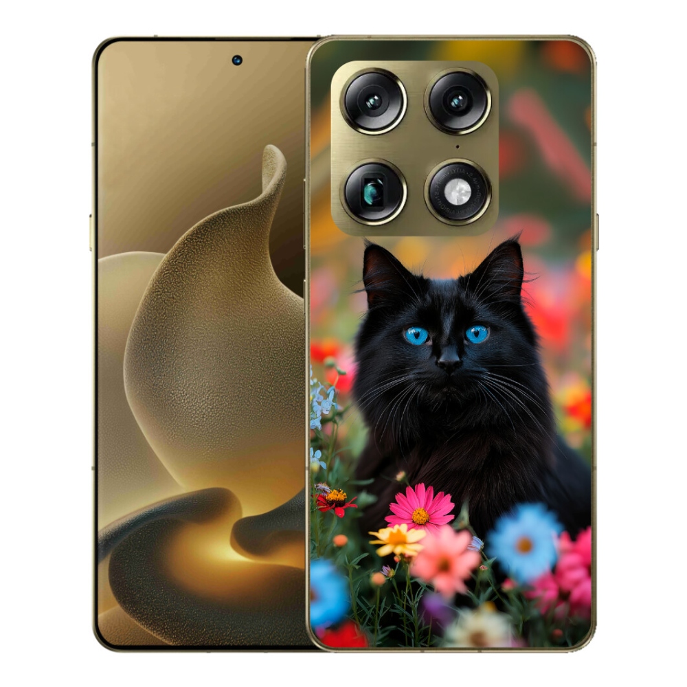 Gélový kryt mmCase na Motorola Signature - čierne mačiatko 4