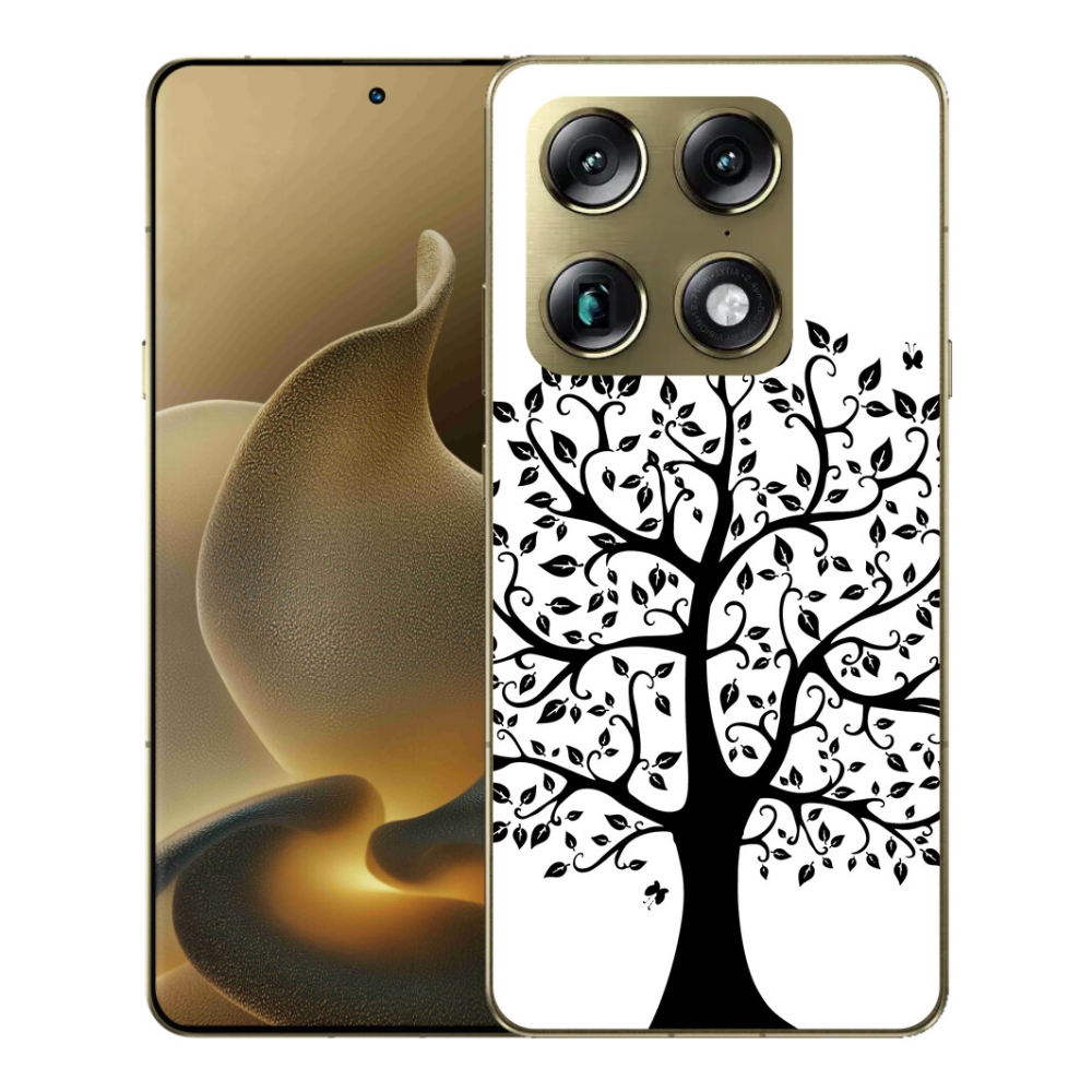 Gélový kryt mmCase na Motorola Signature - čiernobiely strom