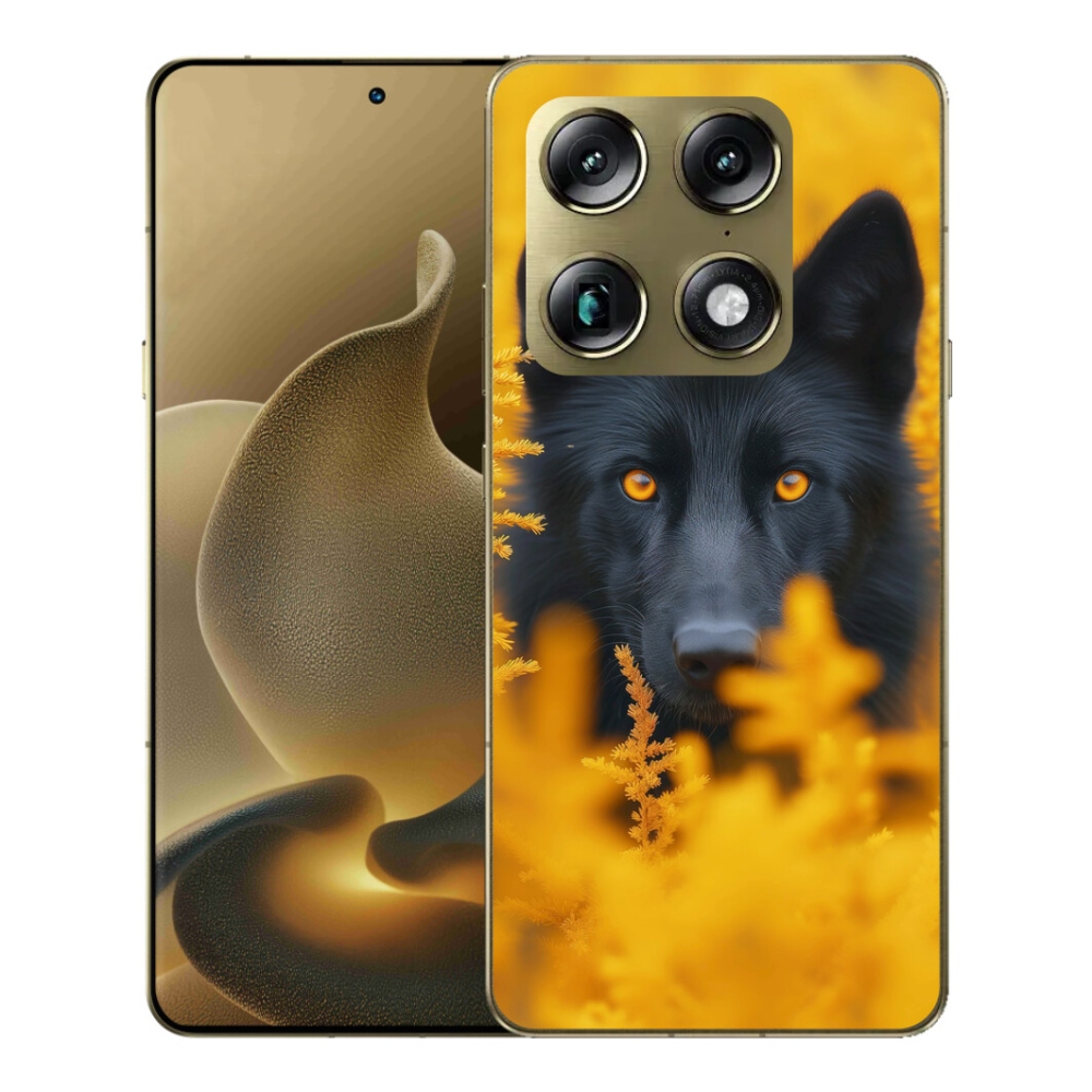 Gélový kryt mmCase na Motorola Signature - čierny vlk 2