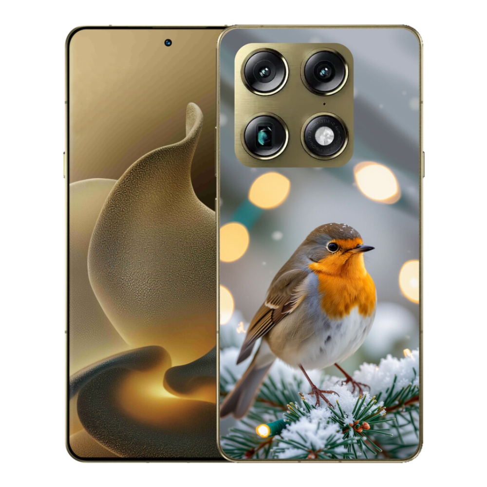 Gélový kryt mmCase na Motorola Signature - červienka v zime