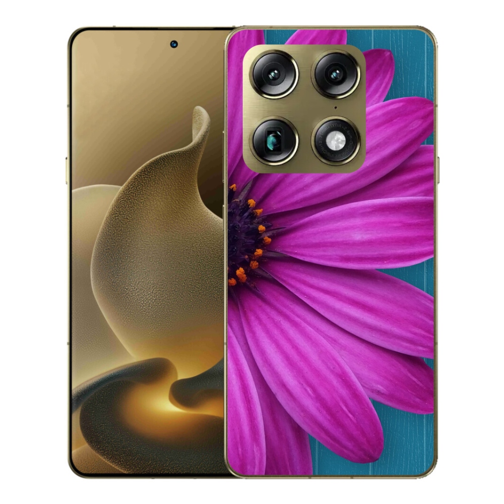 Gélový kryt mmCase na Motorola Signature - fialová margaréta