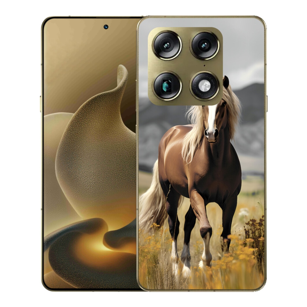 Gélový kryt mmCase na Motorola Signature - hnedý kôň 1