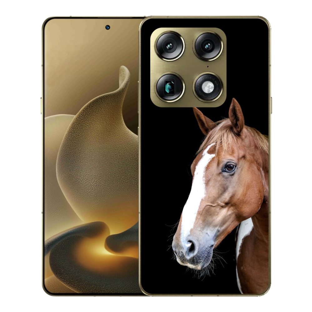 Gélový kryt mmCase na Motorola Signature - hnedý kôň 3