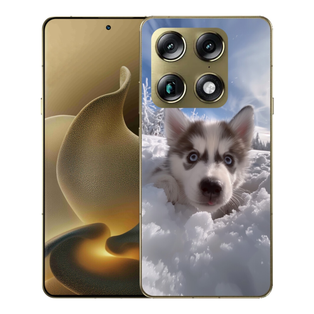 Gélový kryt mmCase na Motorola Signature - husky v snehu