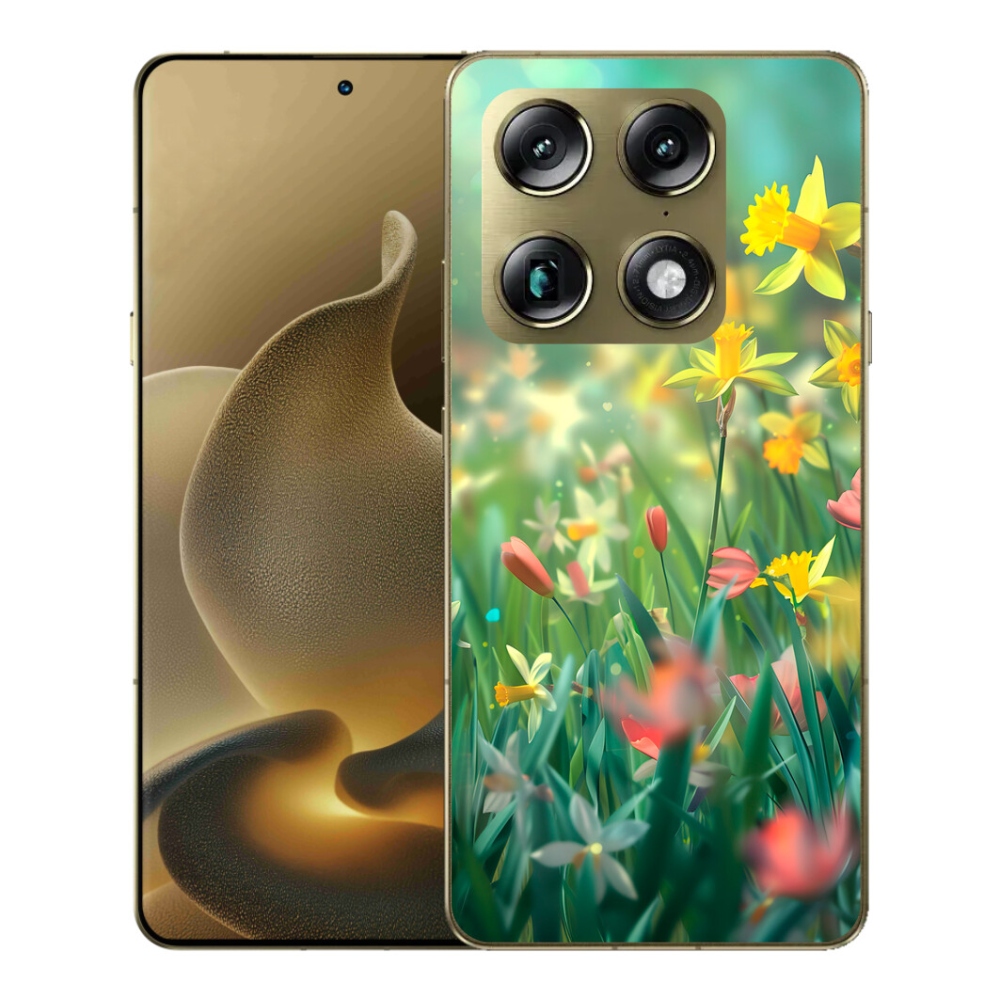 Gélový kryt mmCase na Motorola Signature - jarné kvety