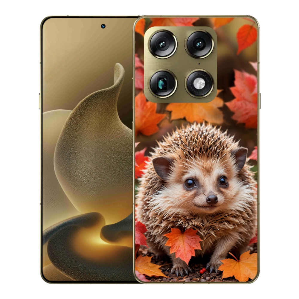 Gélový kryt mmCase na Motorola Signature - ježko v lístia
